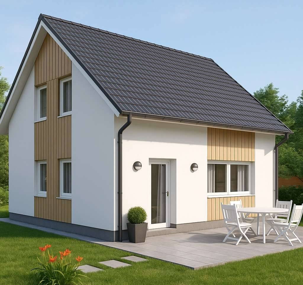 BAUMEISTER-UNIKAT STATT FERTIGHAUS: Aktionshaus TANJA & Grund monatlich schon ab € 1.511,-*, Guntersdorf