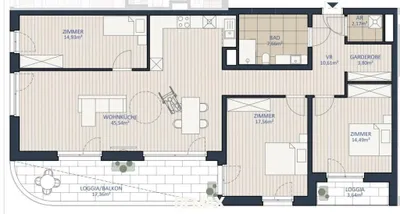 4-Zimmer-Wohnung kaufen in Tulln – 116,76 m², € 923.000 – Bild 2 von 11
