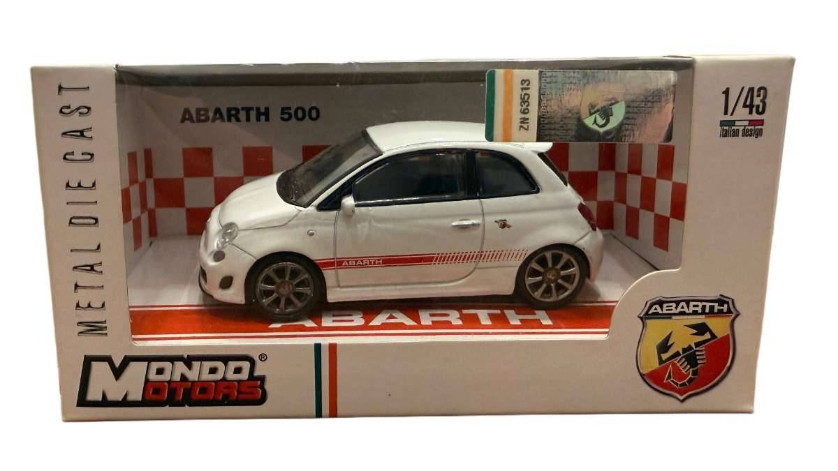 Miniature Fiat 500 Abarth – Mondo Motors 1/43 – Die-cast – Occasion