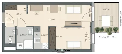 2-Zimmer-Gewerbeimmobilie kaufen in Wien – 35 m², € 198.875 – Bild 17 von 17