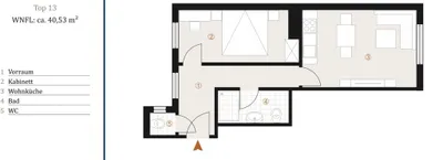 2-Zimmer-Wohnung kaufen in Wien – 40,33 m², € 199.000 – Bild 24 von 24