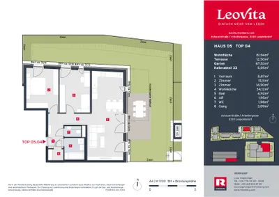 3-Zimmer-Wohnung kaufen in Bruck an der Leitha – 81,94 m², € 420.000 – Bild 3 von 12