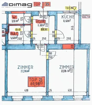 2-Zimmer-Wohnung mieten in Wien – 70 m², € 895 – Bild 9 von 9