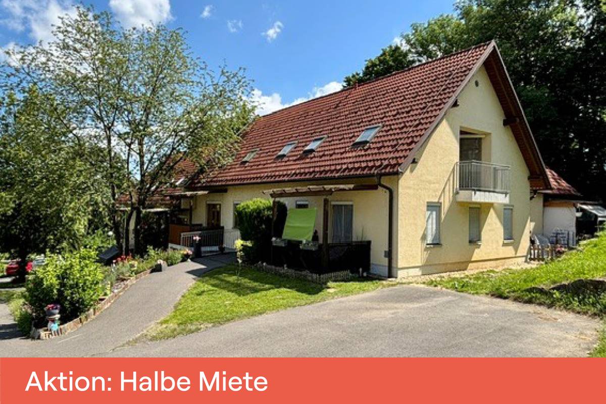AKTION - Sonnige Erdgeschosswohnung mit 3 Zimmern und Terrasse - geförderte Miete ODER geförderte Miete mit Kaufoption - 3 Zimmer