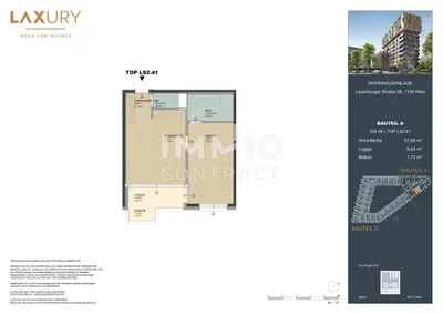 2-Zimmer-Wohnung kaufen in Wien – 51,09 m², € 390.000 – Bild 12 von 12