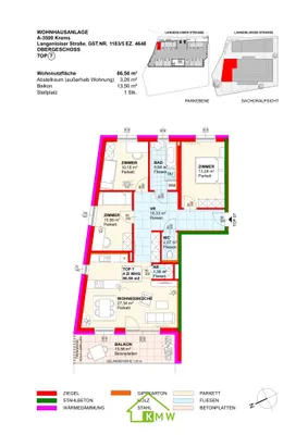 4-Zimmer-Wohnung kaufen in Krems an der Donau – 86,56 m², € 448.000 – Bild 12 von 13