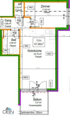 2-Zimmer-Wohnung kaufen in Wien – 47,48 m², € 299.000 – Bild 10 von 10