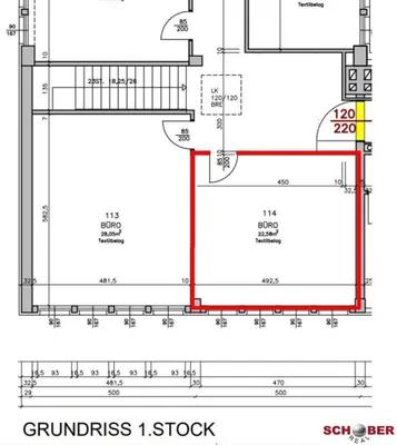1-Zimmer-Gewerbeimmobilie mieten in Wien – 22 m², € 283 – Bild 6 von 6