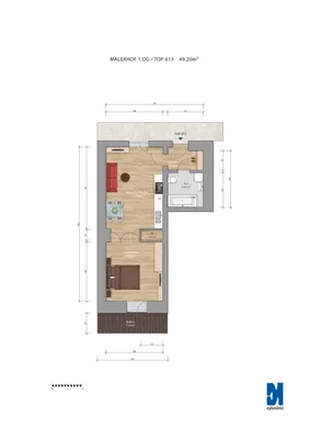 1-Zimmer-Wohnung mieten in Leibnitz – 48 m², € 630 – Bild 8 von 8