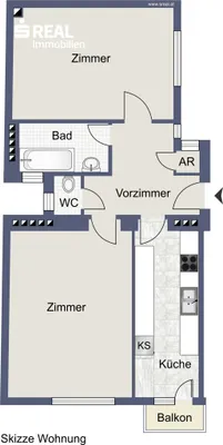 2-Zimmer-Wohnung kaufen in Wien – 71 m², € 240.000 – Bild 15 von 16