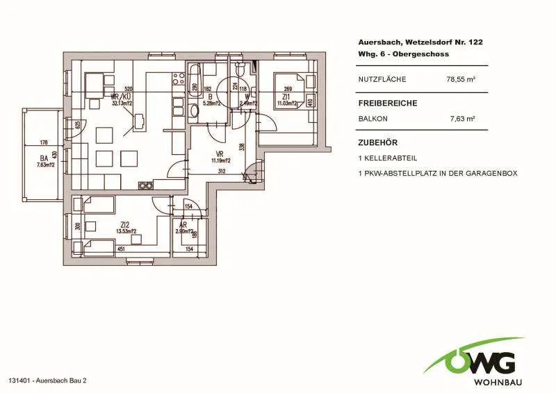 Wohnung – Feldbach, Wetzelsdorf - Ansicht 2
