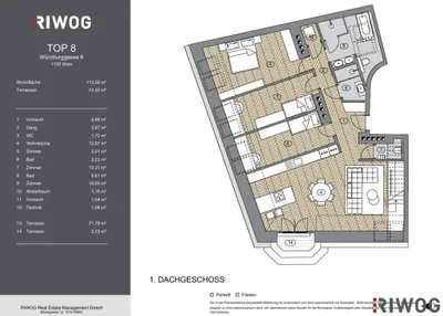 4-Zimmer-Wohnung kaufen in Wien – 113,36 m², € 1.190.000 – Bild 16 von 17