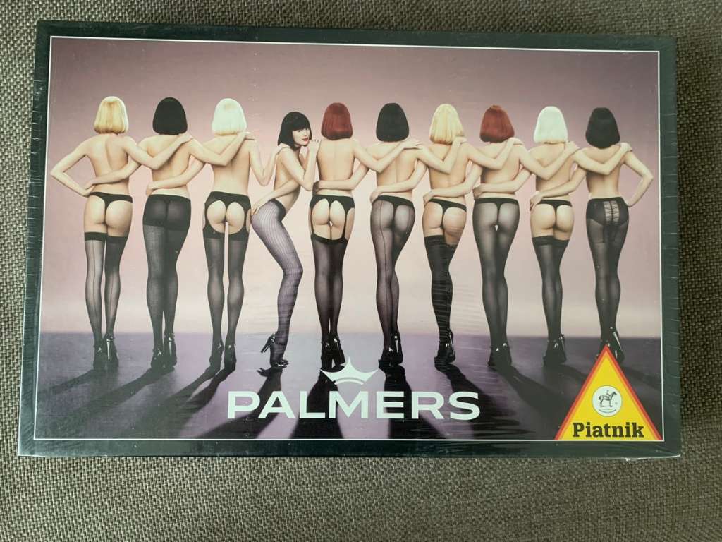 Puzzle von Piatnik, Motiv : Palmers Plakat, eventuell für Sammler interessant, 1000 Teile