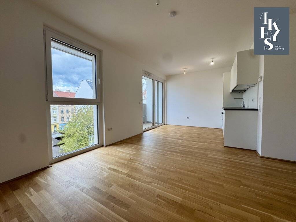 Moderne 2-Zimmer-Neubauwohnung mit zwei Freiflächen nahe Bahnhof Hernals und Kongresspark, Wien