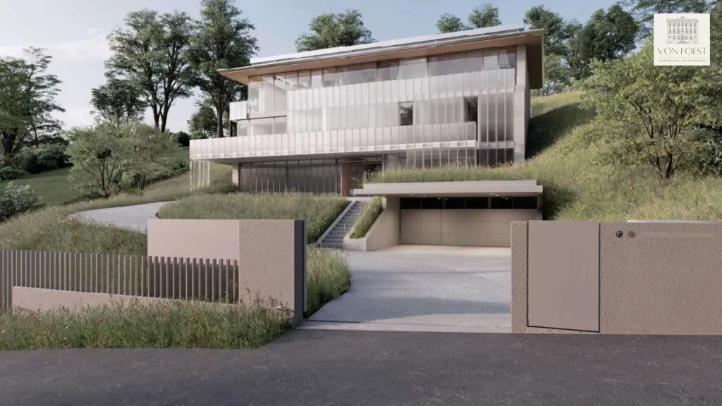 Baugrundstück mit baubewilligter Einreichplanung für exklusive Architektenvilla