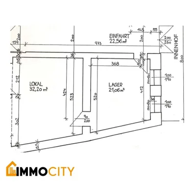 2-Zimmer-Gewerbeimmobilie mieten in Wien – 53 m², € 992 – Bild 8 von 8
