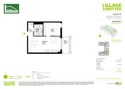 2-Zimmer-Wohnung mieten in Wien – 51,55 m², € 1.149 – Bild 29 von 29