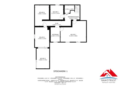 10-Zimmer-Haus kaufen in Klagenfurt Land – 256,7 m², € 289.000 – Bild 25 von 29