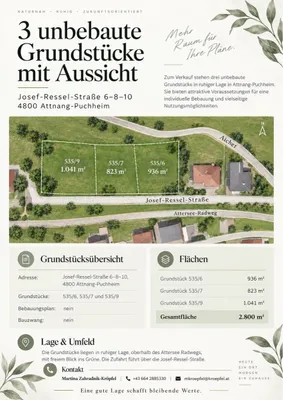 Grundstück kaufen in Vöcklabruck – 900 m², € 220
