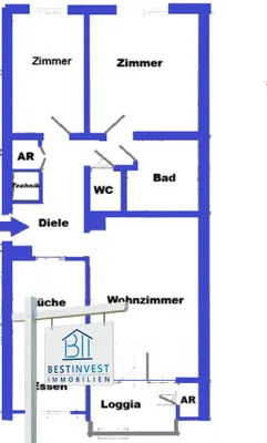 3-Zimmer-Wohnung kaufen in Graz – 75 m², € 335.000 – Bild 22 von 23