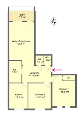 3-Zimmer-Wohnung kaufen in Sankt Pölten Land – 85 m², € 295.000 – Bild 15 von 15
