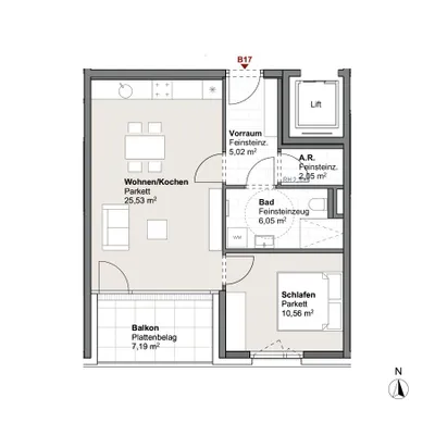 2-Zimmer-Wohnung kaufen in Zell am See – 44,71 m², € 291.263 – Bild 8 von 13