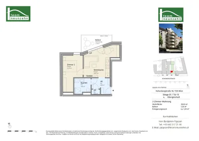 2-Zimmer-Wohnung kaufen in Wien – 40,08 m², € 305.000 – Bild 19 von 19