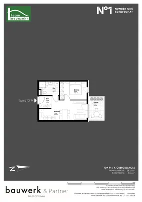 Immobilie kaufen in Bruck an der Leitha – 38,43 m², € 213.300 – Bild 15 von 15