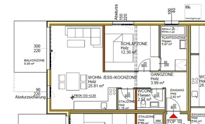 2-Zimmer-Wohnung mieten in Vöcklabruck – 54,83 m², € 1.223 – Bild 12 von 13