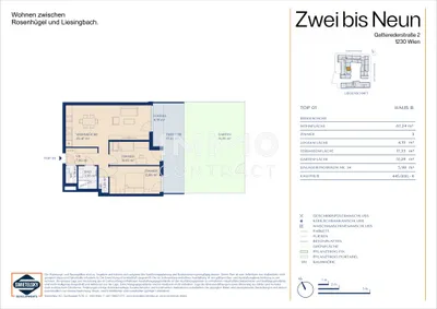 3-Zimmer-Wohnung kaufen in Wien – 67,24 m², € 445.000 – Bild 12 von 12
