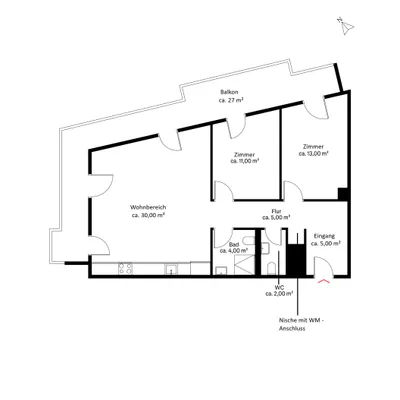 3-Zimmer-Wohnung mieten in Wien – 69 m², € 1.934 – Bild 14 von 15