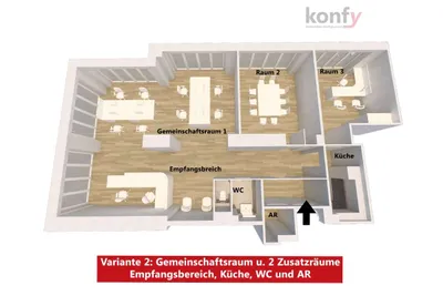 4-Zimmer-Gewerbeimmobilie kaufen in Graz – 108 m², € 279.800 – Bild 10 von 10