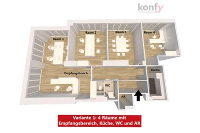 4-Zimmer-Gewerbeimmobilie kaufen in Graz – 108 m², € 279.800 – Bild 9 von 10