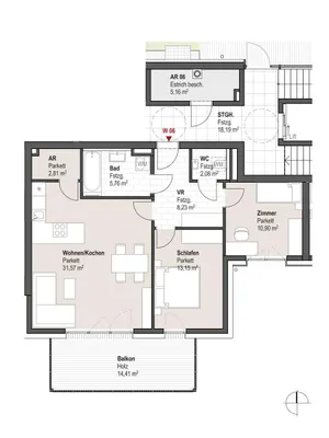 3-Zimmer-Wohnung kaufen in Zell am See – 74,5 m², € 506.806 – Bild 11 von 11