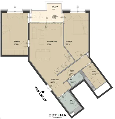 3-Zimmer-Wohnung kaufen in Wien – 88,6 m², € 515.700 – Bild 16 von 17