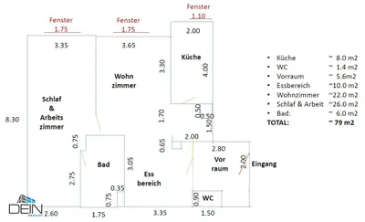 2-Zimmer-Wohnung kaufen in Wien – 78 m², € 434.000 – Bild 13 von 13