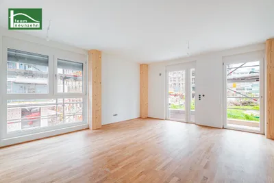 Neue Gründerzeit - Village im Dritten: 2-Zimmer-Wohnung mit Balkon in Schweizergarten-Nähe – Bild 3