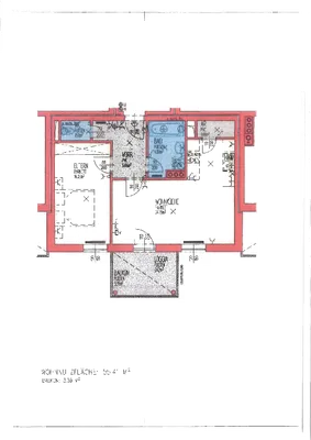 2-Zimmer-Wohnung mieten in Rohrbach – 55,56 m², € 522 – Bild 3 von 3