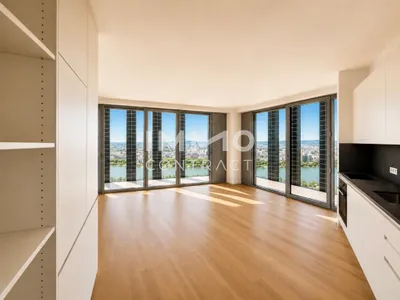 39. Etage inkl. 37qm Balkon - 3 Zimmer mit WOW-Blick auf Stephansdom, Prater & Donau – Bild 2