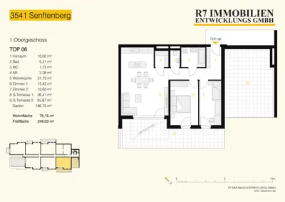 2-Zimmer-Wohnung kaufen in Krems Land – 75,15 m², € 349.900 – Bild 17 von 17