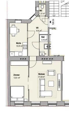 2-Zimmer-Wohnung kaufen in Wien – 59,13 m², € 349.000 – Bild 13 von 13