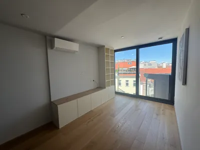 Exklusive 4-Zimmer-Dachgeschoss-Maisonette (Baujahr 2023) mit ca. 129 m² Wohnfläche und ca. 44 m² Sonnenterrasse (Südwest) mit neuer Pergola - in ruhiger Seitengasse des 3. Bezirks, fußläufig in den 1. Bezirk. Erstbezug-Charakter, hochwertig ausgestattet. – Bild 3