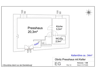 2-Zimmer-Haus kaufen in Hollabrunn – 55 m², € 35.900 – Bild 14 von 15
