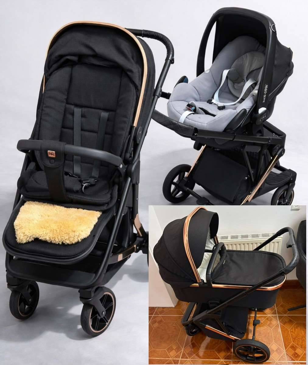 Set Kinderwagen Moon Set 3 in 1 + MaxiCosi mit adapter und isofix,  340,-  (1200 Wien) - willhaben