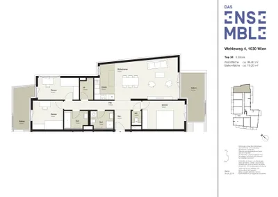 4-Zimmer-Wohnung mieten in Wien – 96,8 m², € 1.923 – Bild 14 von 14