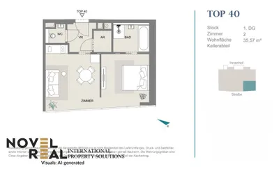 2-Zimmer-Wohnung kaufen in Wien – 35,57 m², € 335.000 – Bild 17 von 17