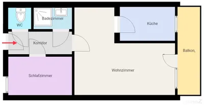 Immobilie kaufen in Graz – 46,36 m², € 115.000 – Bild 1 von 12
