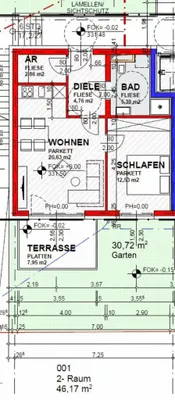2-Zimmer-Wohnung kaufen in Wels-Land – 46,17 m², € 212.382 – Bild 11 von 13