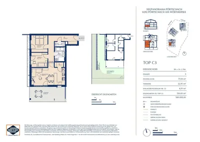 3-Zimmer-Wohnung kaufen in Klagenfurt Land – 71,94 m², € 589.000 – Bild 4 von 11