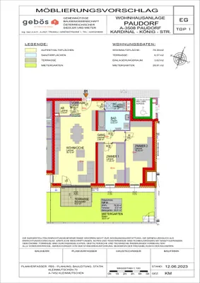 3-Zimmer-Wohnung mieten in Krems Land – 78,39 m², € 1.000 – Bild 19 von 19